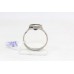 925 Sterling silver unisex Ring black onyx Stone oxidized polish size 9 P 587